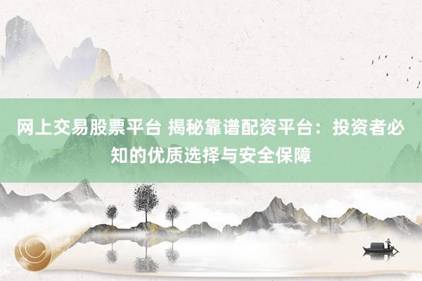 网上交易股票平台 揭秘靠谱配资平台：投资者必知的优质选择与安全保障