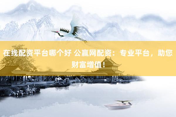 在线配资平台哪个好 公赢网配资：专业平台，助您财富增值！