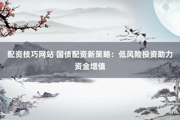 配资技巧网站 国债配资新策略：低风险投资助力资金增值
